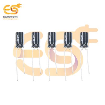 1uf / 250V Aluminum Electrolytic Capacitors (6.5 X 11.5mm) Pack of 5
